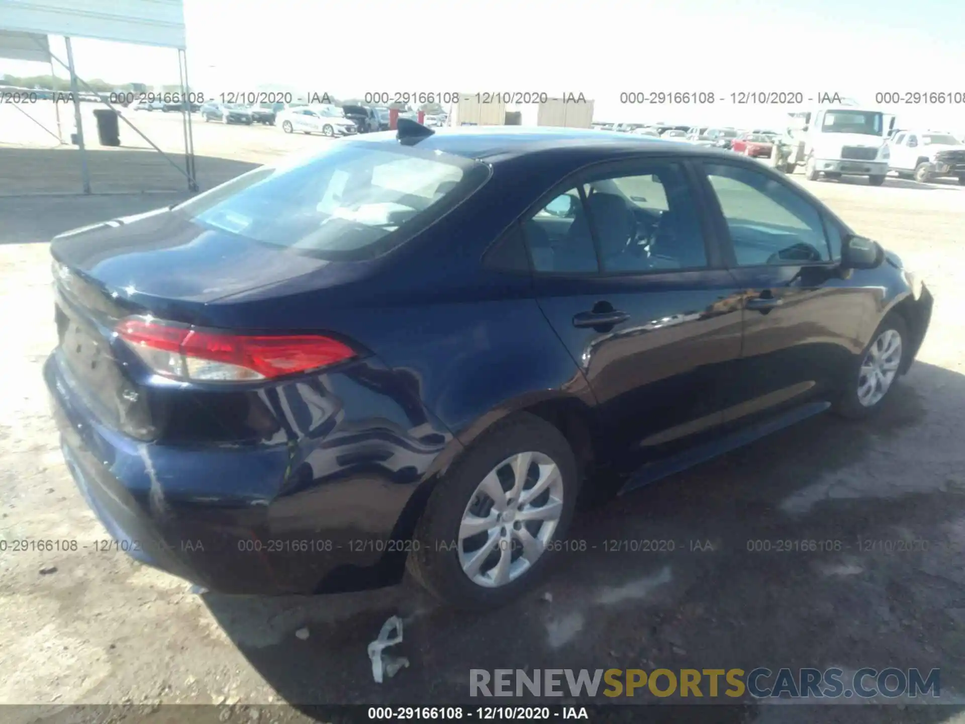 4 Photograph of a damaged car 5YFEPRAE0LP117622 TOYOTA COROLLA 2020