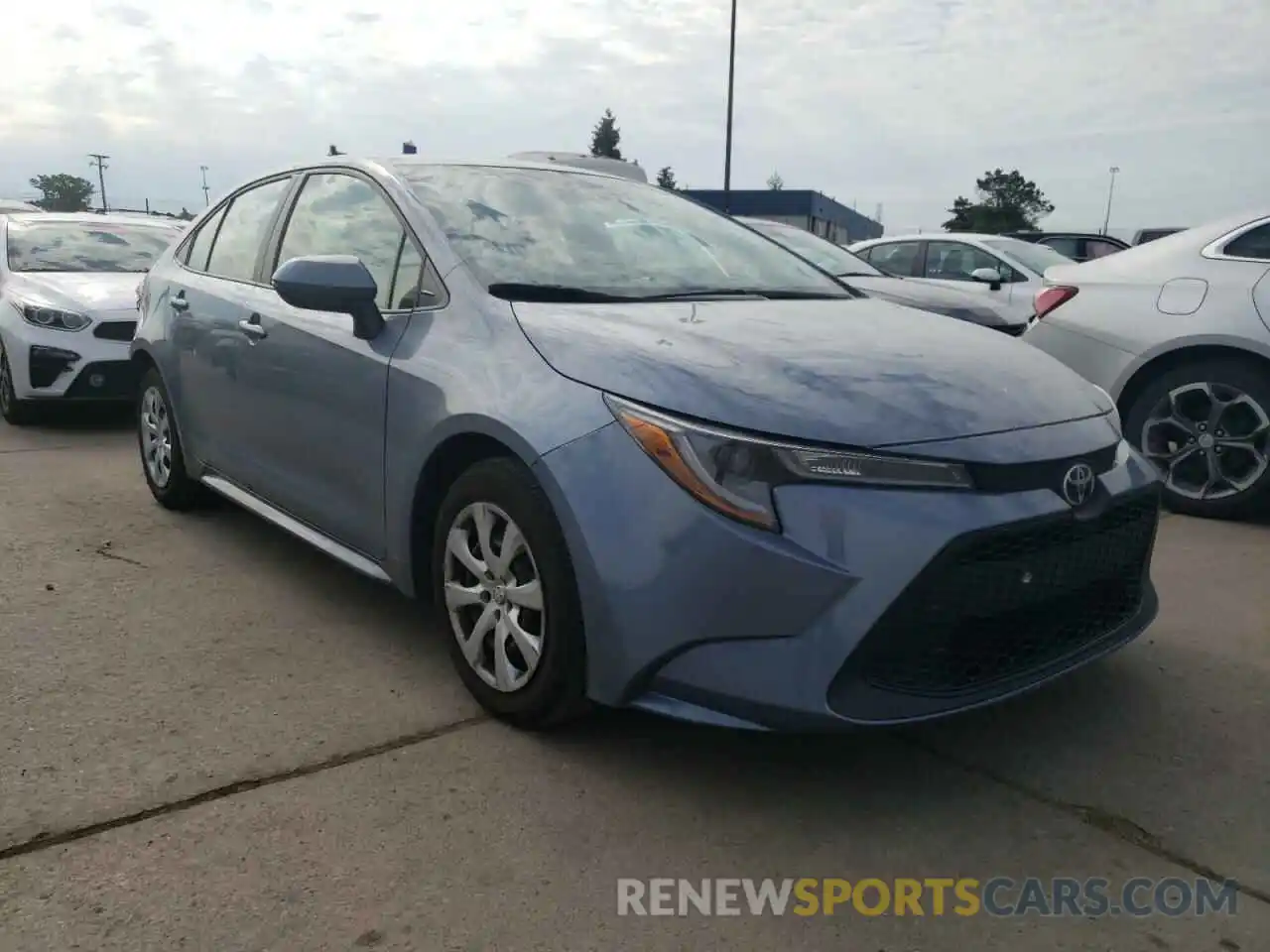 1 Photograph of a damaged car 5YFEPRAE0LP117751 TOYOTA COROLLA 2020