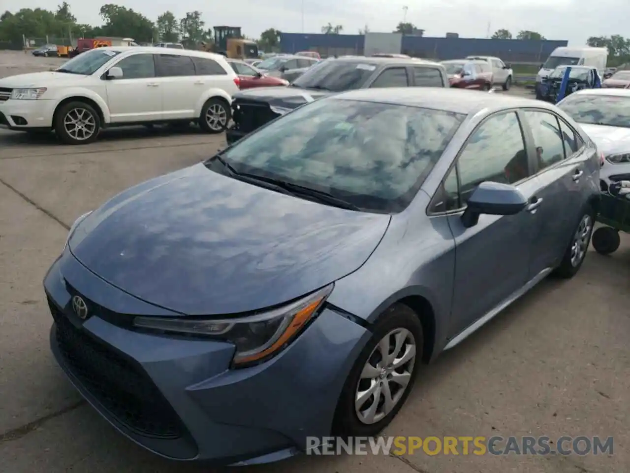 2 Photograph of a damaged car 5YFEPRAE0LP117751 TOYOTA COROLLA 2020