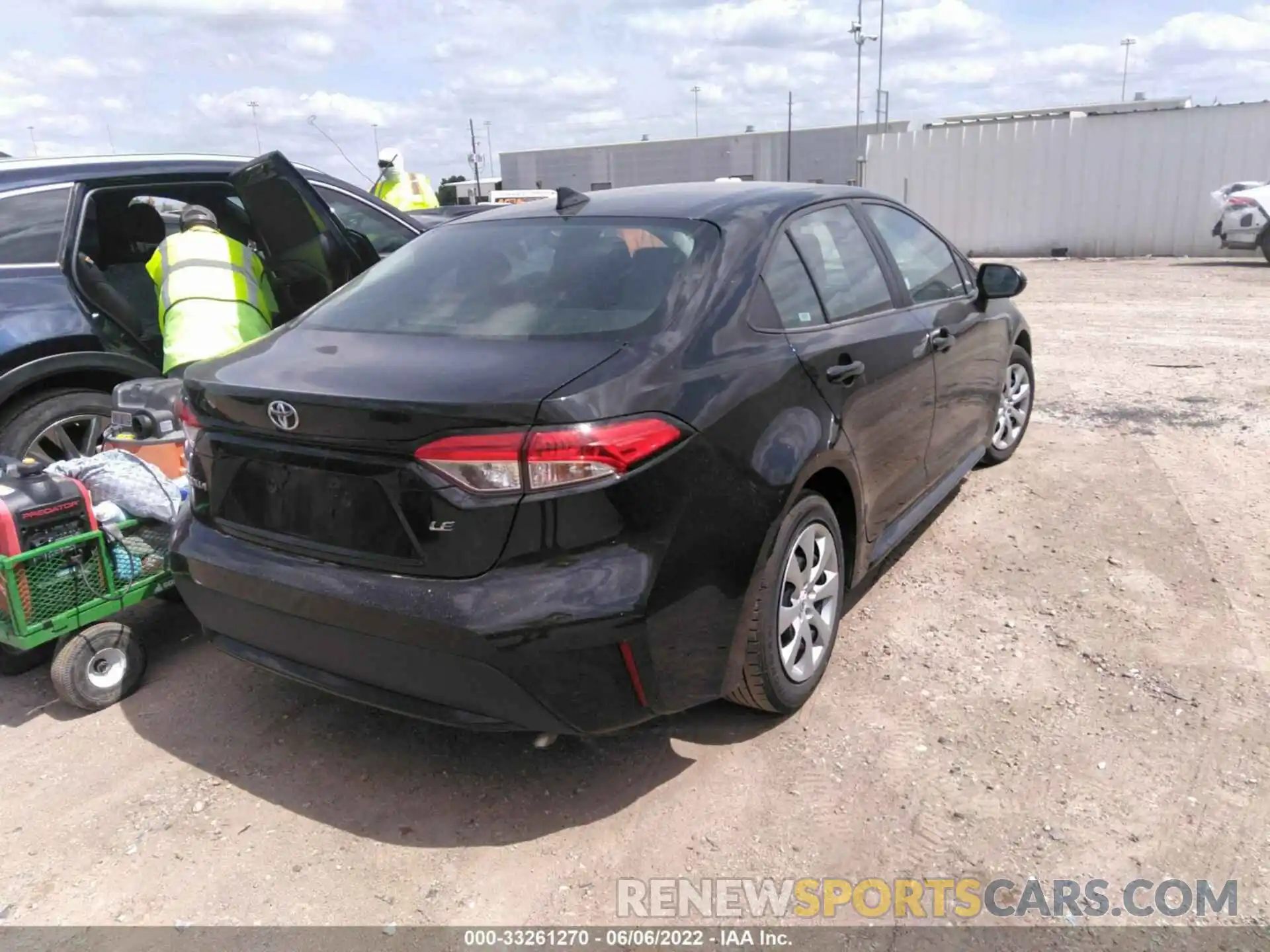 4 Photograph of a damaged car 5YFEPRAE0LP118639 TOYOTA COROLLA 2020