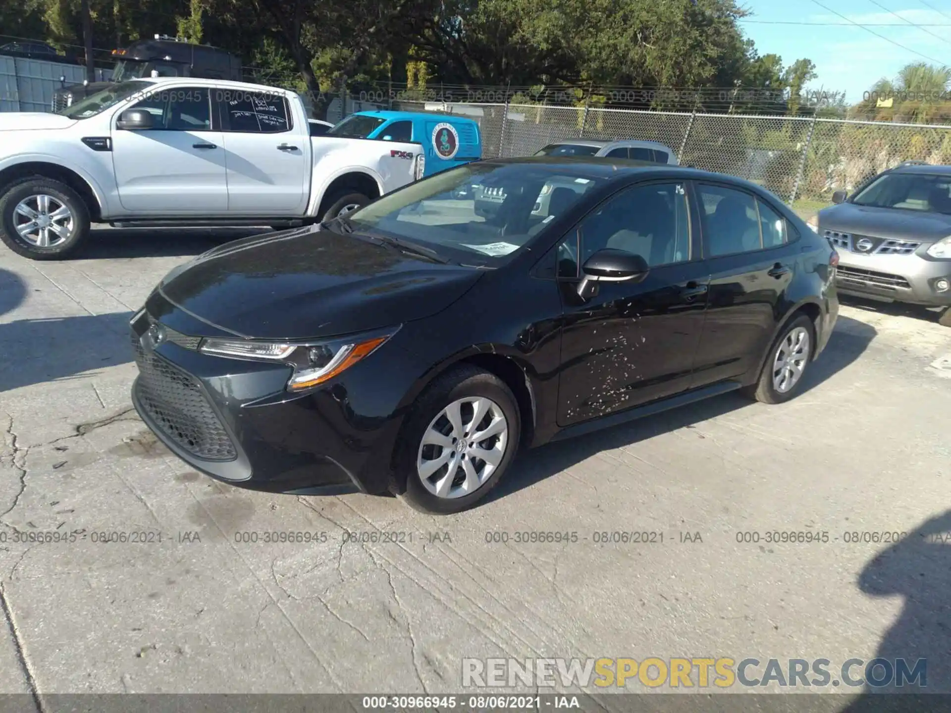 2 Photograph of a damaged car 5YFEPRAE0LP118687 TOYOTA COROLLA 2020