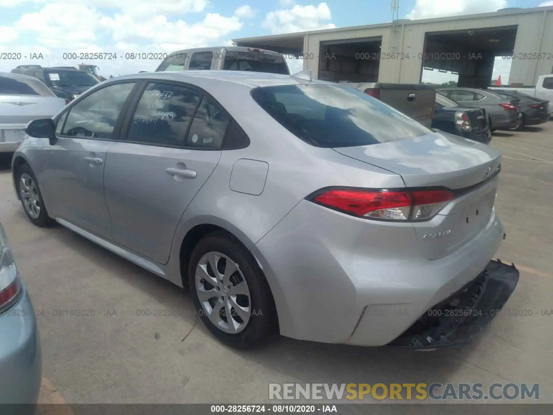 3 Photograph of a damaged car 5YFEPRAE0LP118771 TOYOTA COROLLA 2020