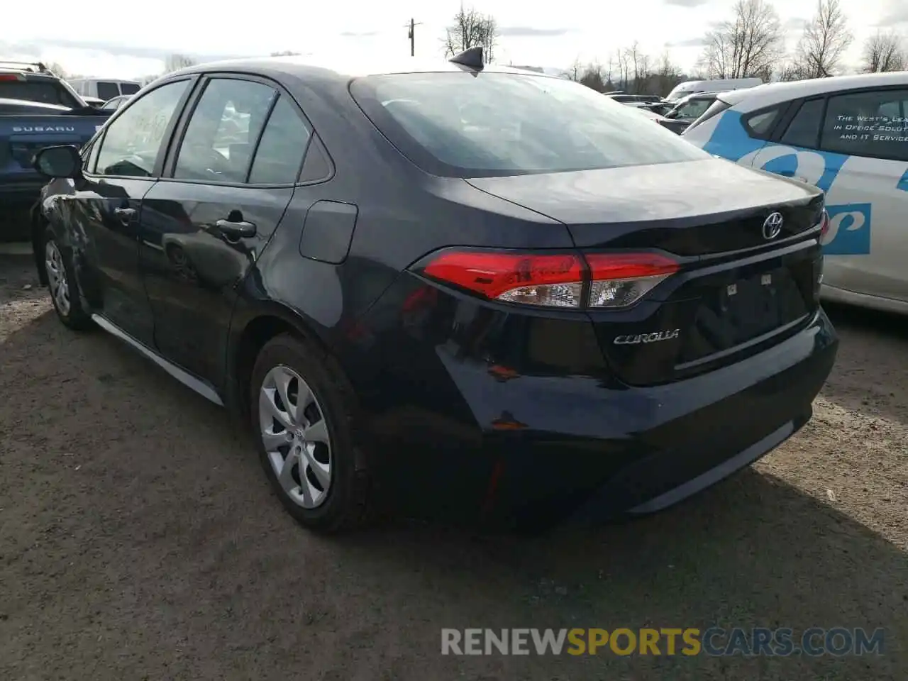 3 Photograph of a damaged car 5YFEPRAE0LP118964 TOYOTA COROLLA 2020