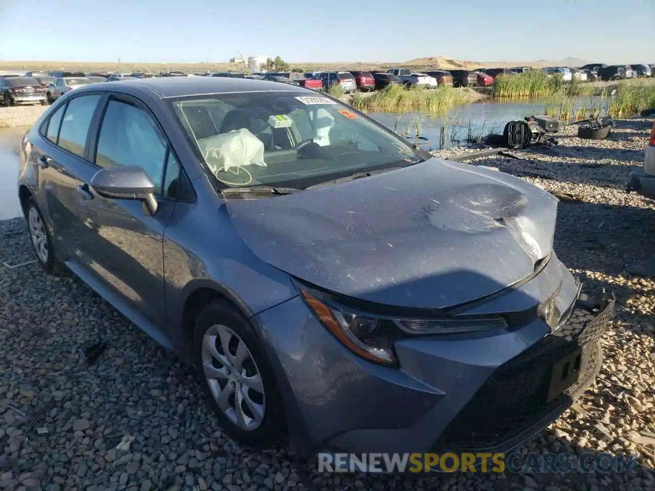 1 Photograph of a damaged car 5YFEPRAE0LP120407 TOYOTA COROLLA 2020