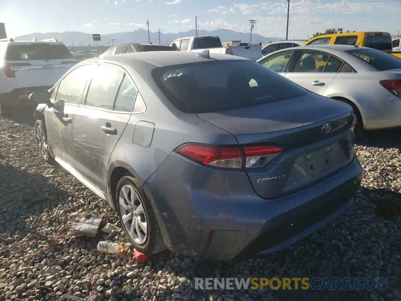 3 Photograph of a damaged car 5YFEPRAE0LP120407 TOYOTA COROLLA 2020