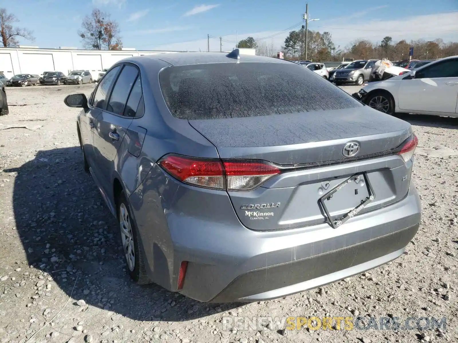 3 Photograph of a damaged car 5YFEPRAE0LP122240 TOYOTA COROLLA 2020