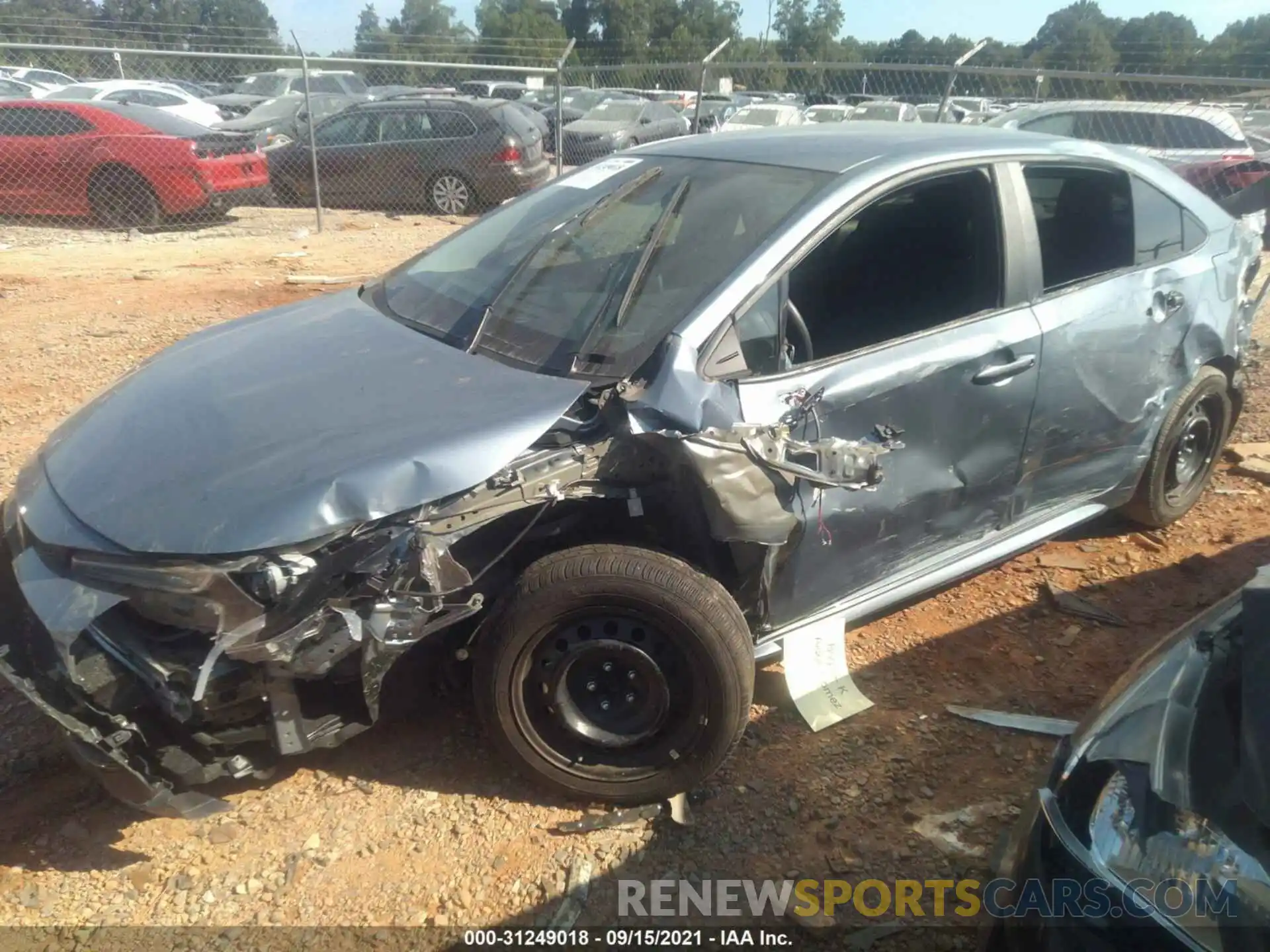 2 Photograph of a damaged car 5YFEPRAE0LP124165 TOYOTA COROLLA 2020