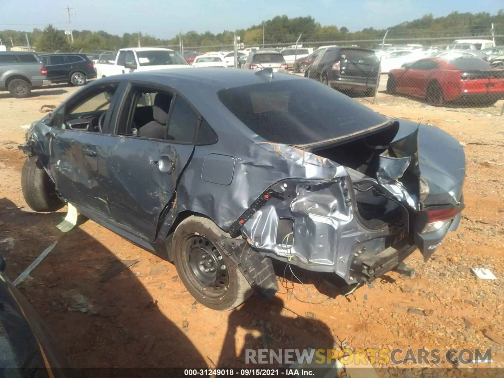 3 Photograph of a damaged car 5YFEPRAE0LP124165 TOYOTA COROLLA 2020