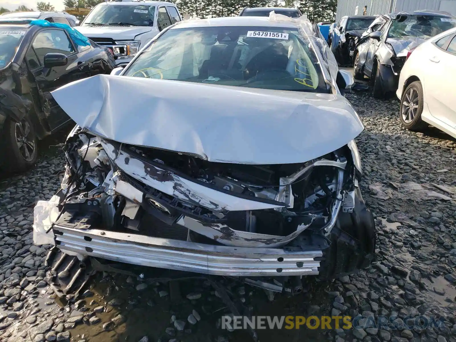 7 Photograph of a damaged car 5YFEPRAE0LP124554 TOYOTA COROLLA 2020