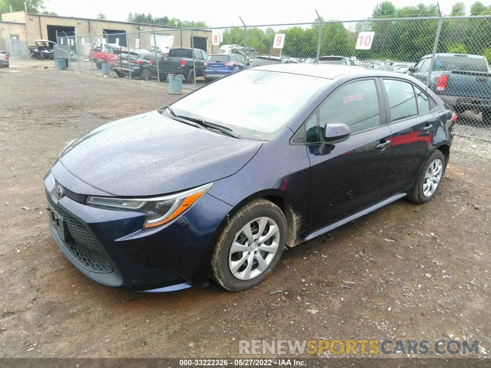 2 Photograph of a damaged car 5YFEPRAE0LP125137 TOYOTA COROLLA 2020