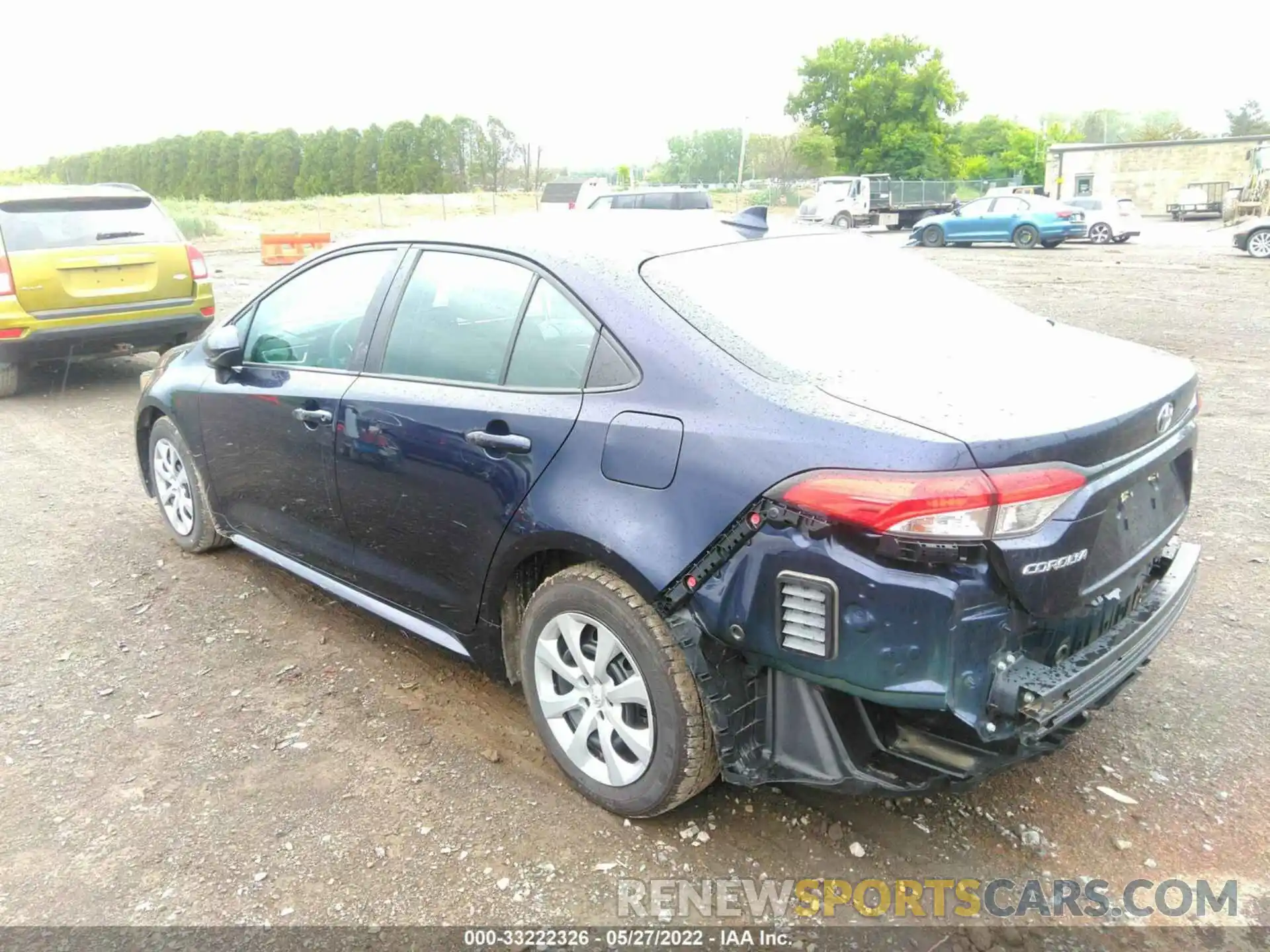 3 Photograph of a damaged car 5YFEPRAE0LP125137 TOYOTA COROLLA 2020