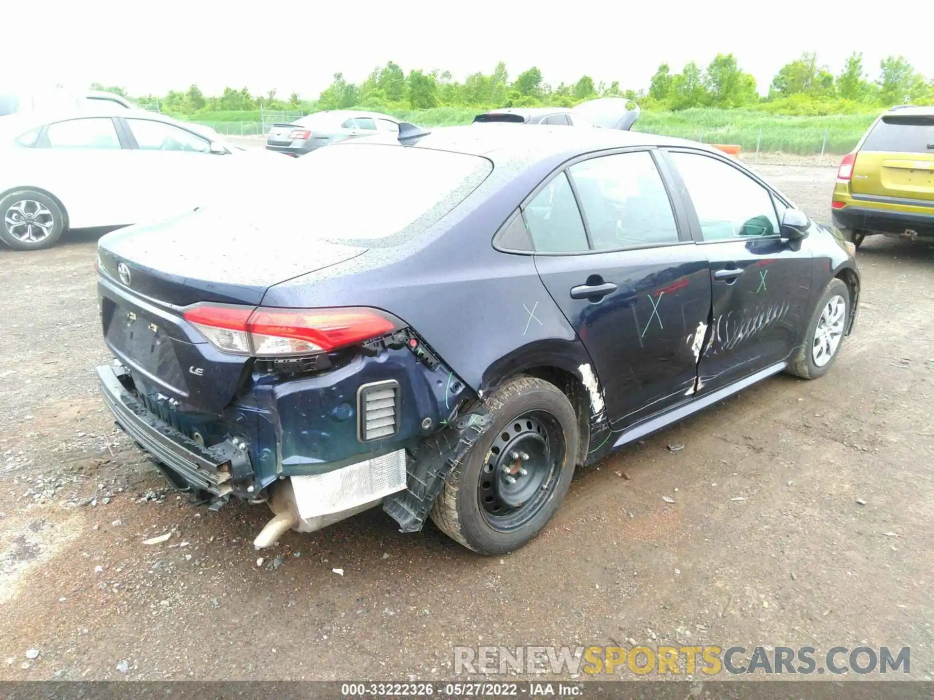 4 Photograph of a damaged car 5YFEPRAE0LP125137 TOYOTA COROLLA 2020