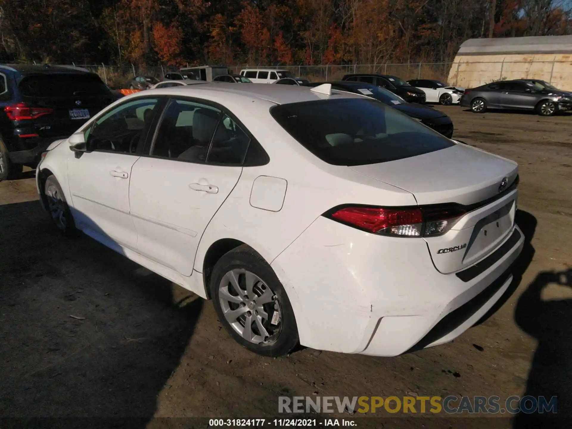 3 Photograph of a damaged car 5YFEPRAE0LP125140 TOYOTA COROLLA 2020