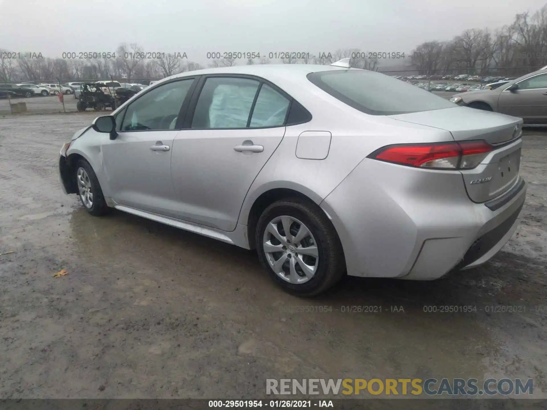 3 Photograph of a damaged car 5YFEPRAE0LP126174 TOYOTA COROLLA 2020