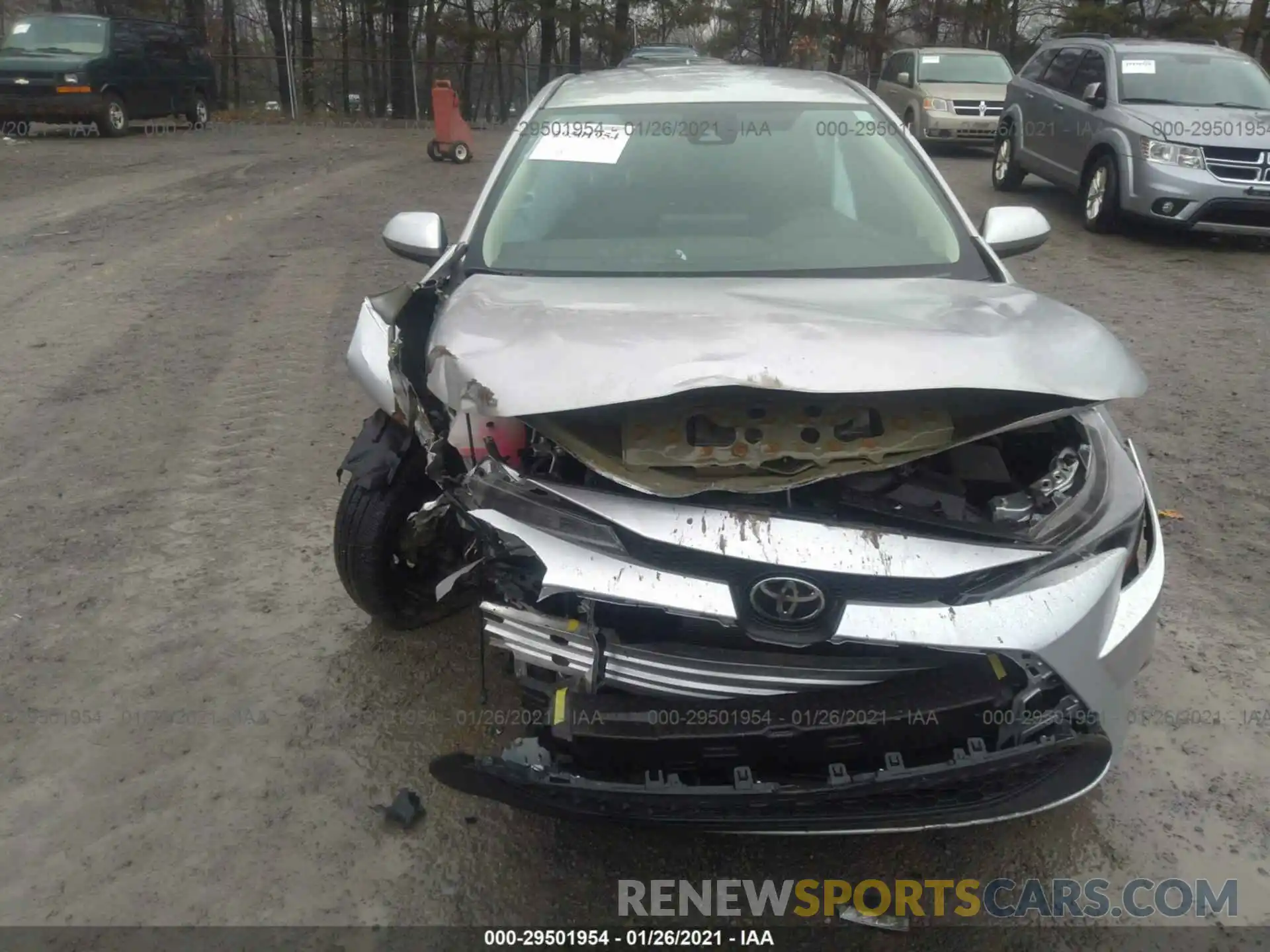 6 Photograph of a damaged car 5YFEPRAE0LP126174 TOYOTA COROLLA 2020