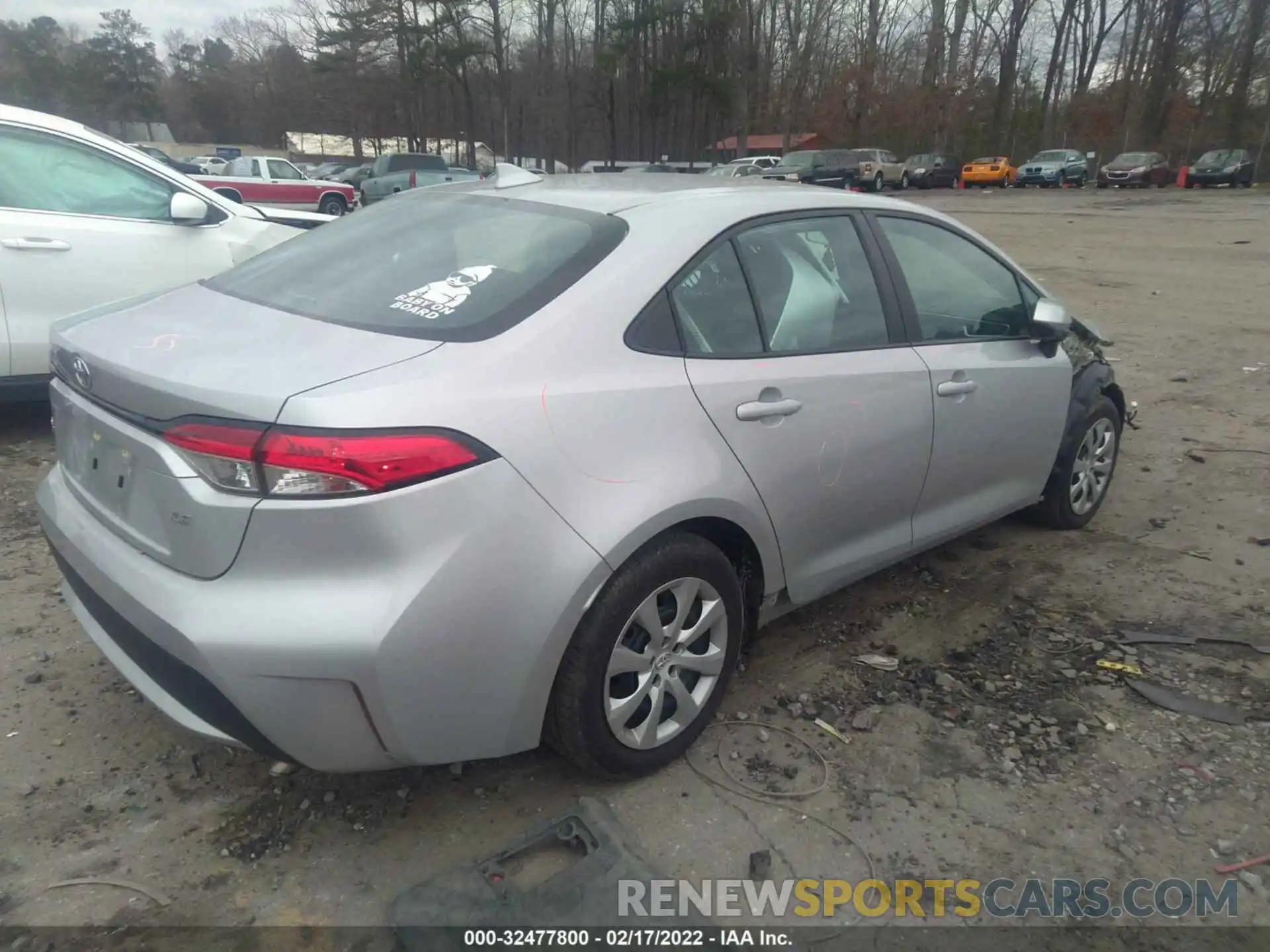 4 Photograph of a damaged car 5YFEPRAE0LP127132 TOYOTA COROLLA 2020