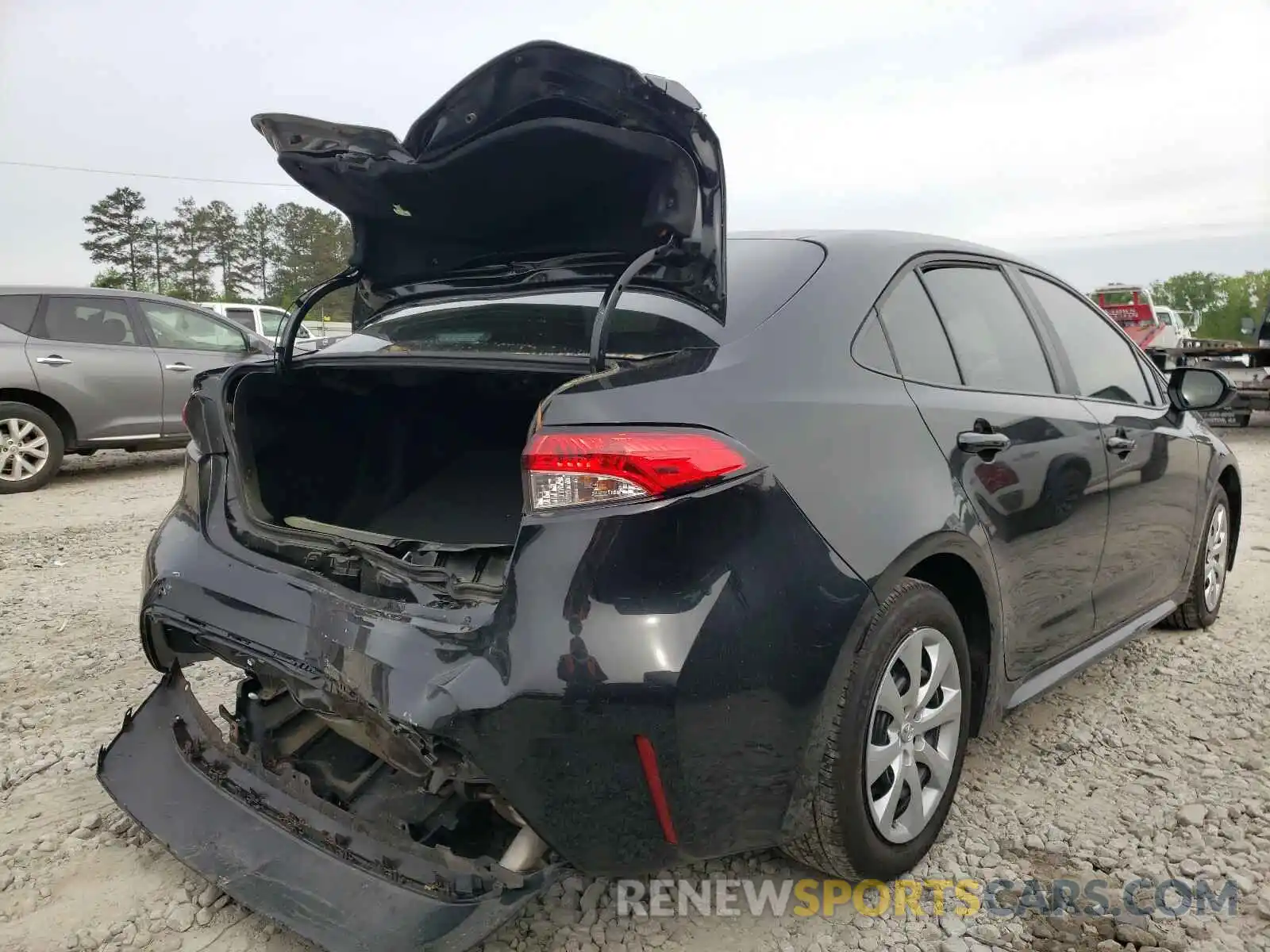 4 Фотография поврежденного автомобиля 5YFEPRAE0LP129611 TOYOTA COROLLA 2020