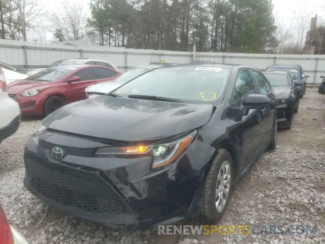 2 Photograph of a damaged car 5YFEPRAE0LP129866 TOYOTA COROLLA 2020