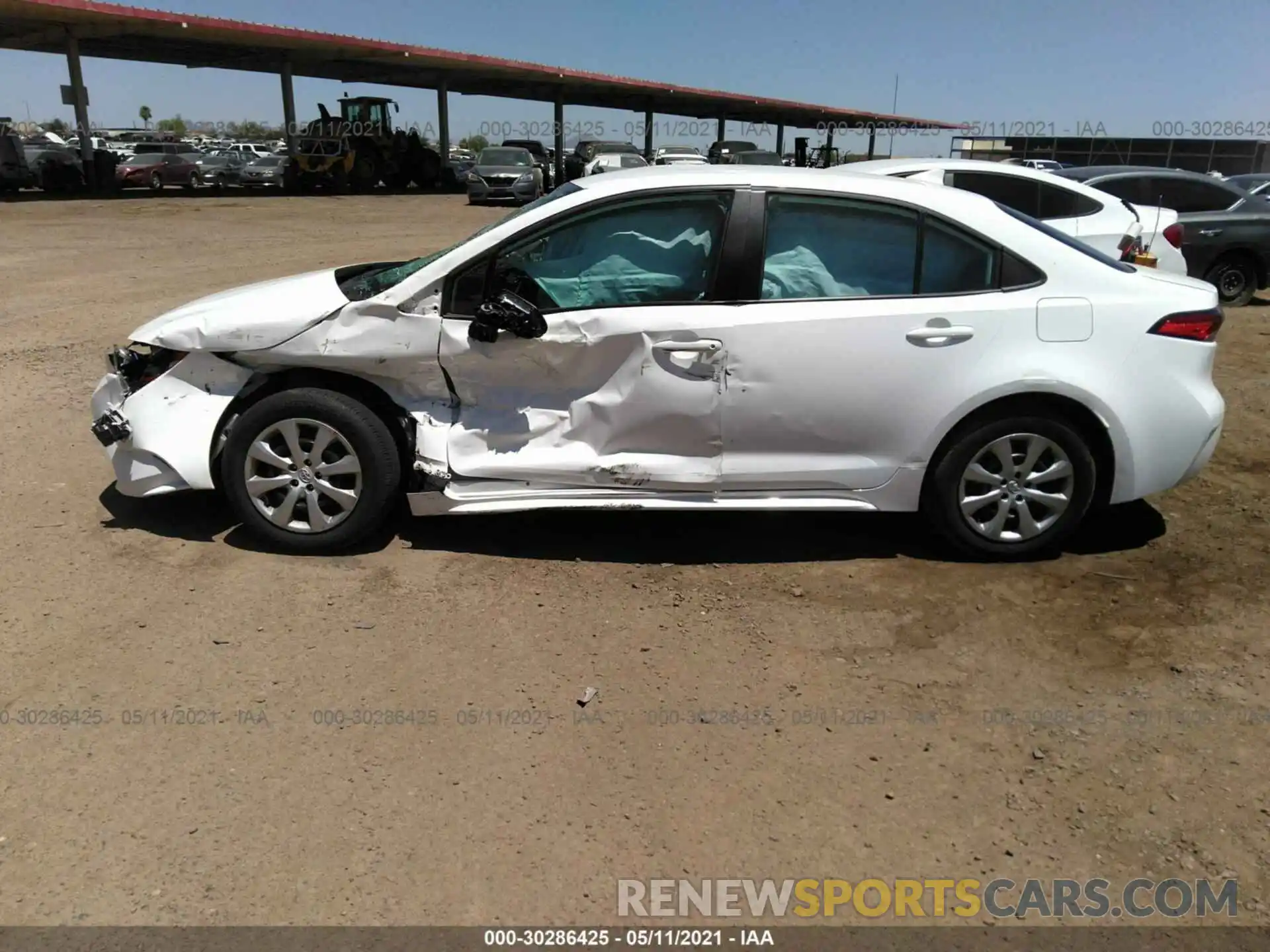 6 Photograph of a damaged car 5YFEPRAE0LP130645 TOYOTA COROLLA 2020