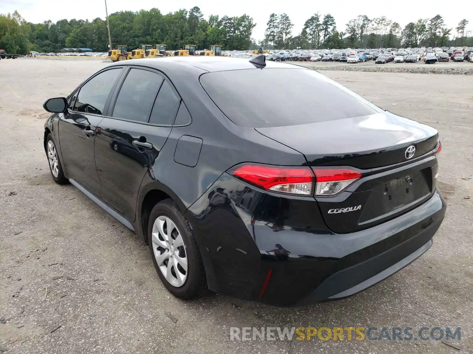 3 Photograph of a damaged car 5YFEPRAE0LP131830 TOYOTA COROLLA 2020