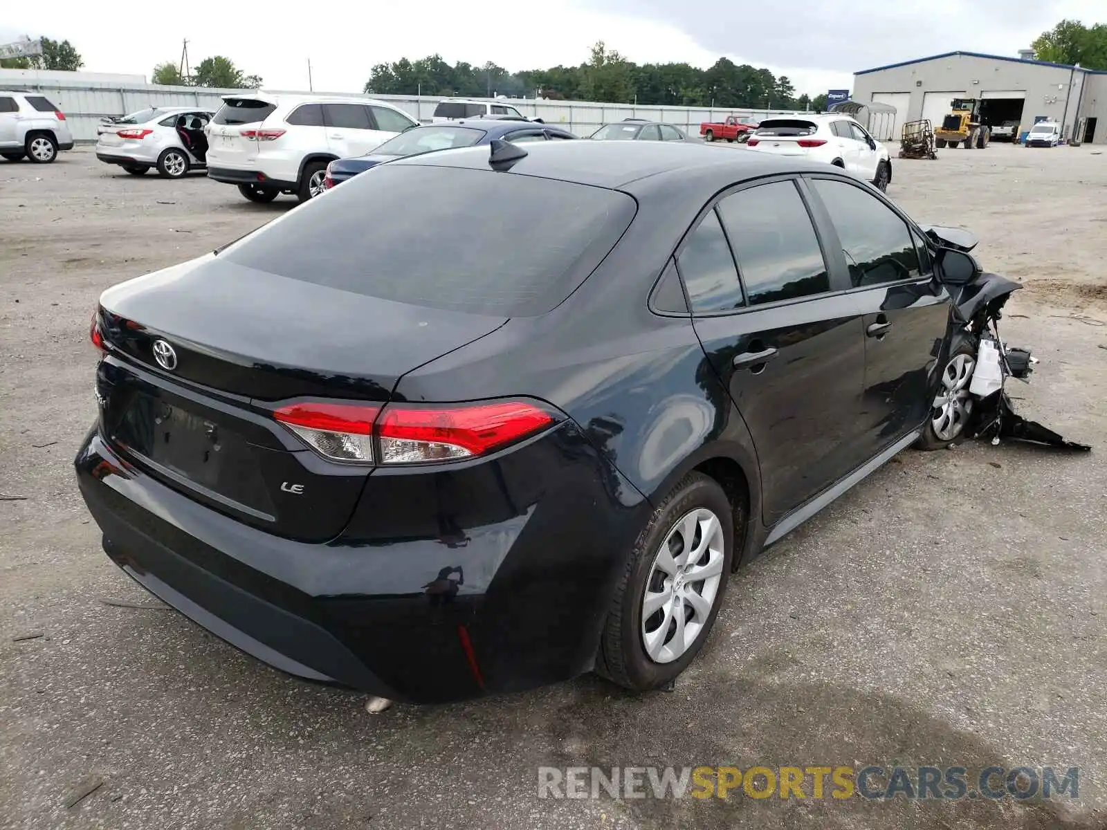 4 Photograph of a damaged car 5YFEPRAE0LP131830 TOYOTA COROLLA 2020