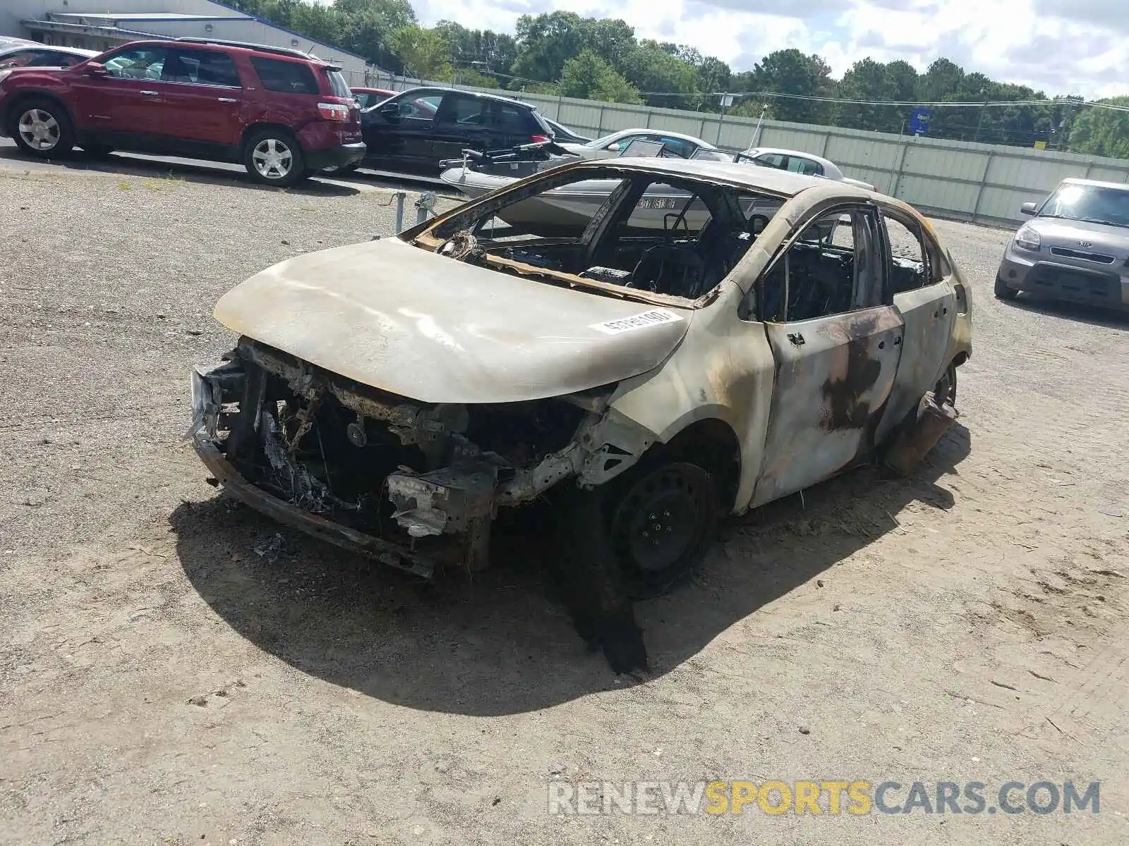 2 Photograph of a damaged car 5YFEPRAE0LP132119 TOYOTA COROLLA 2020