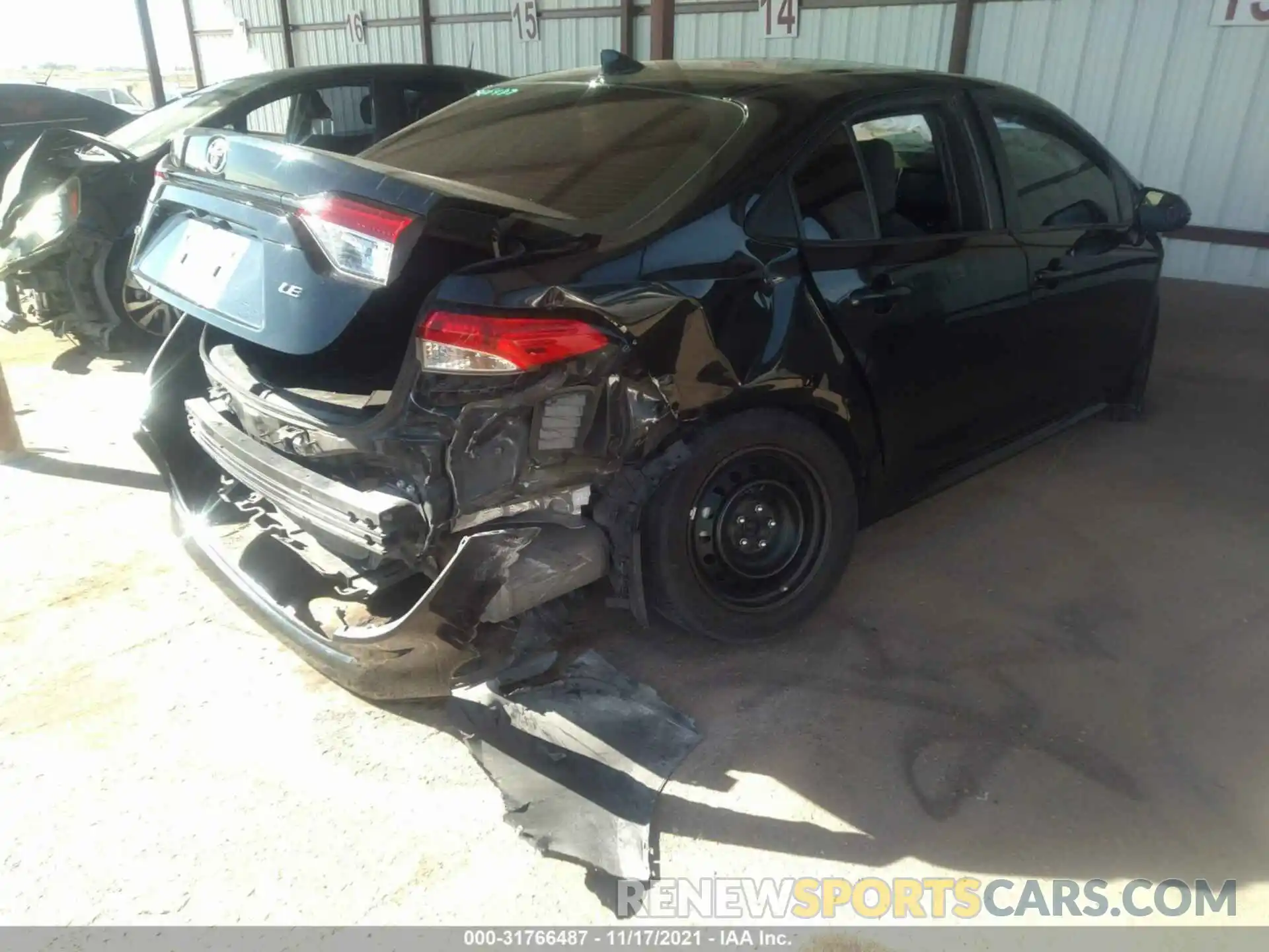 4 Photograph of a damaged car 5YFEPRAE0LP132203 TOYOTA COROLLA 2020