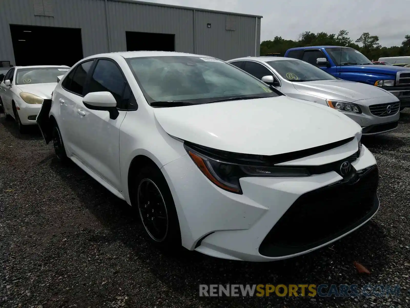 1 Photograph of a damaged car 5YFEPRAE0LP132816 TOYOTA COROLLA 2020