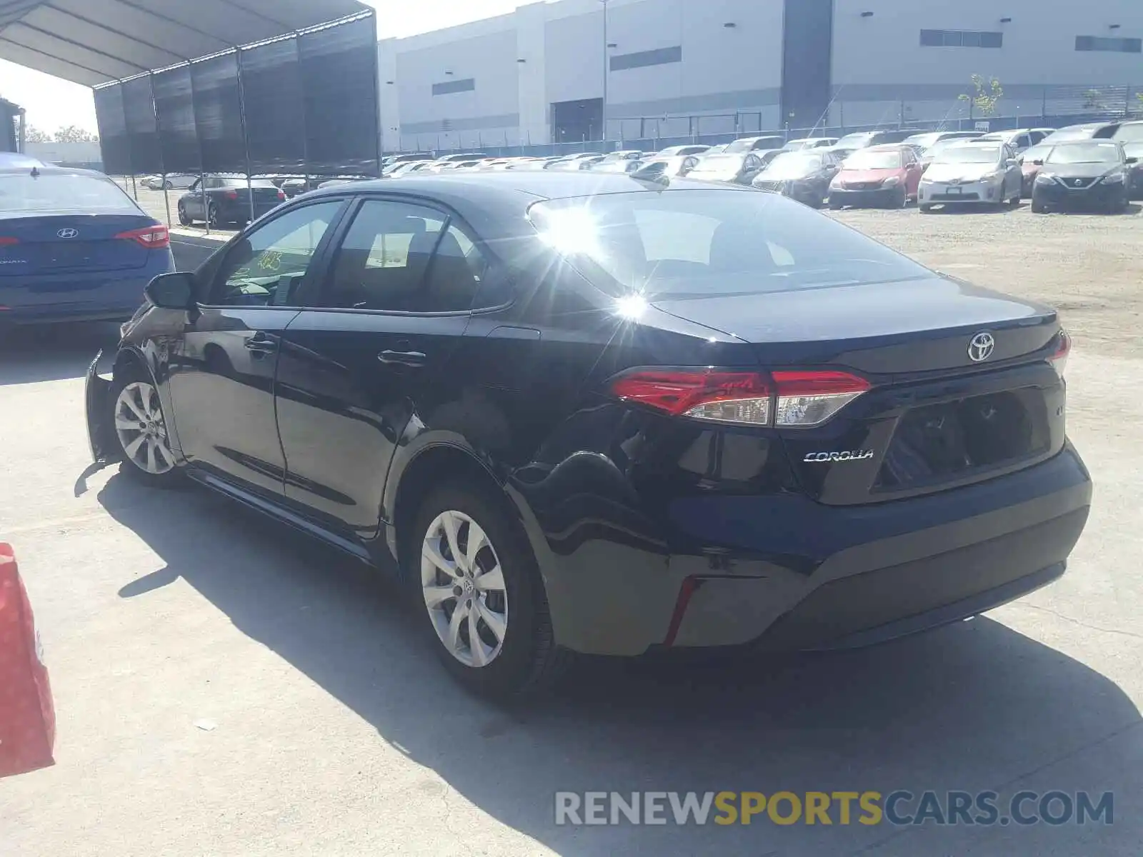 3 Photograph of a damaged car 5YFEPRAE0LP134209 TOYOTA COROLLA 2020