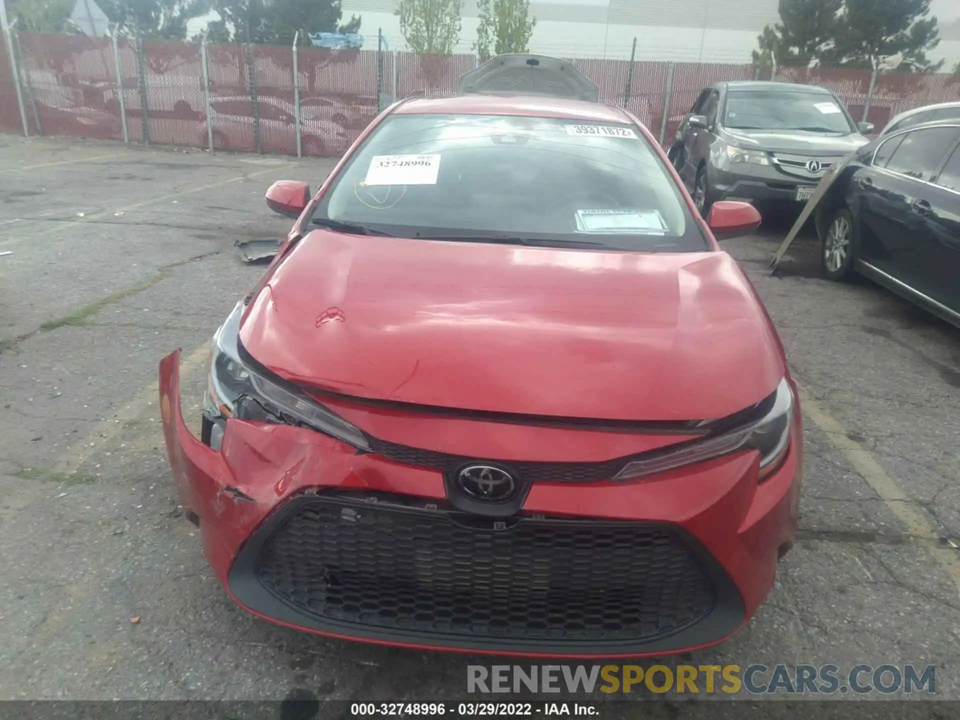 6 Photograph of a damaged car 5YFEPRAE0LP135179 TOYOTA COROLLA 2020