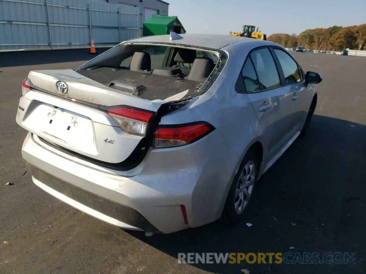 4 Photograph of a damaged car 5YFEPRAE0LP137367 TOYOTA COROLLA 2020