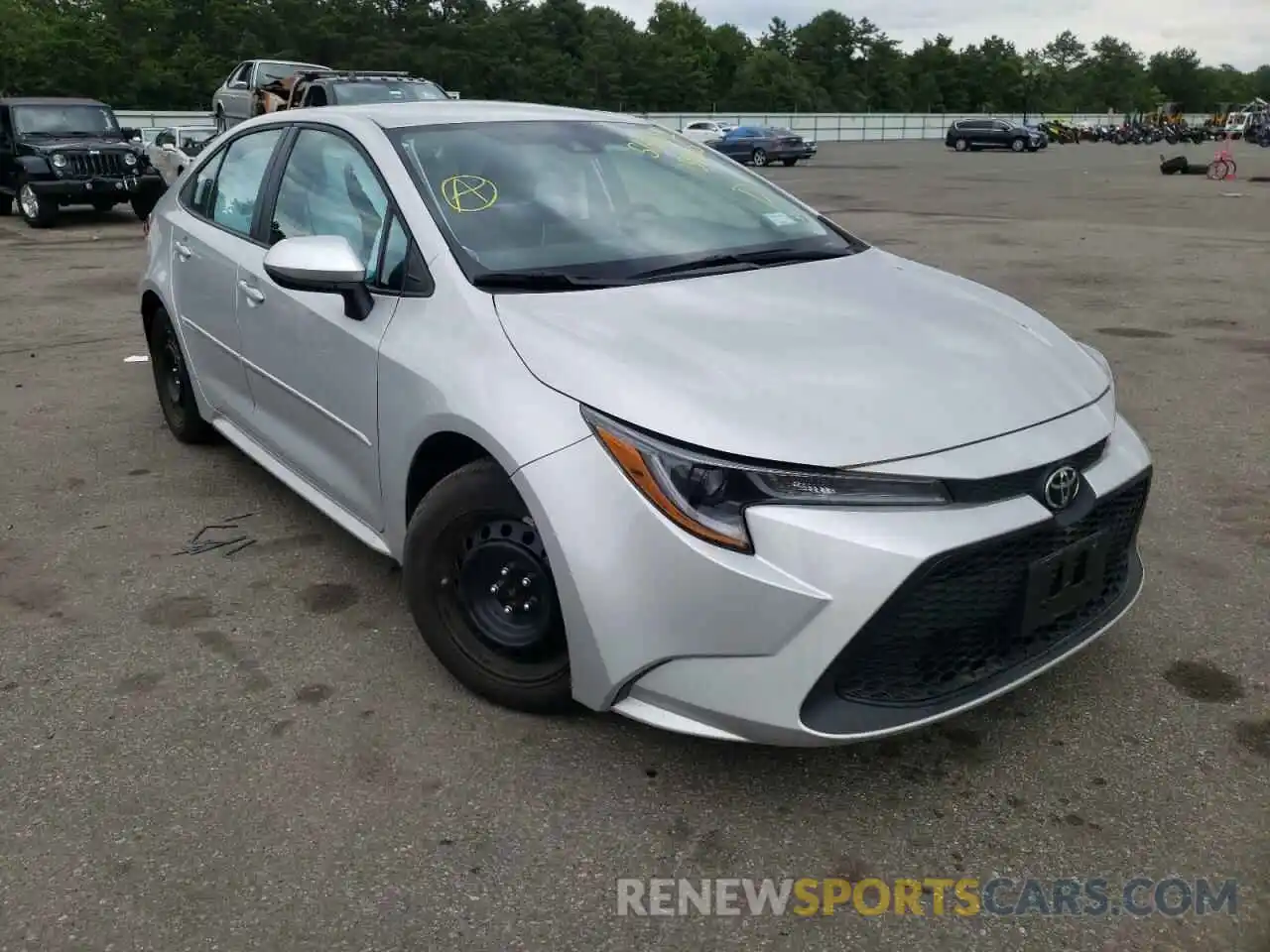 1 Photograph of a damaged car 5YFEPRAE0LP139166 TOYOTA COROLLA 2020