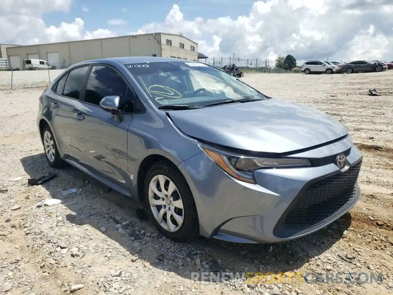 1 Photograph of a damaged car 5YFEPRAE0LP140012 TOYOTA COROLLA 2020