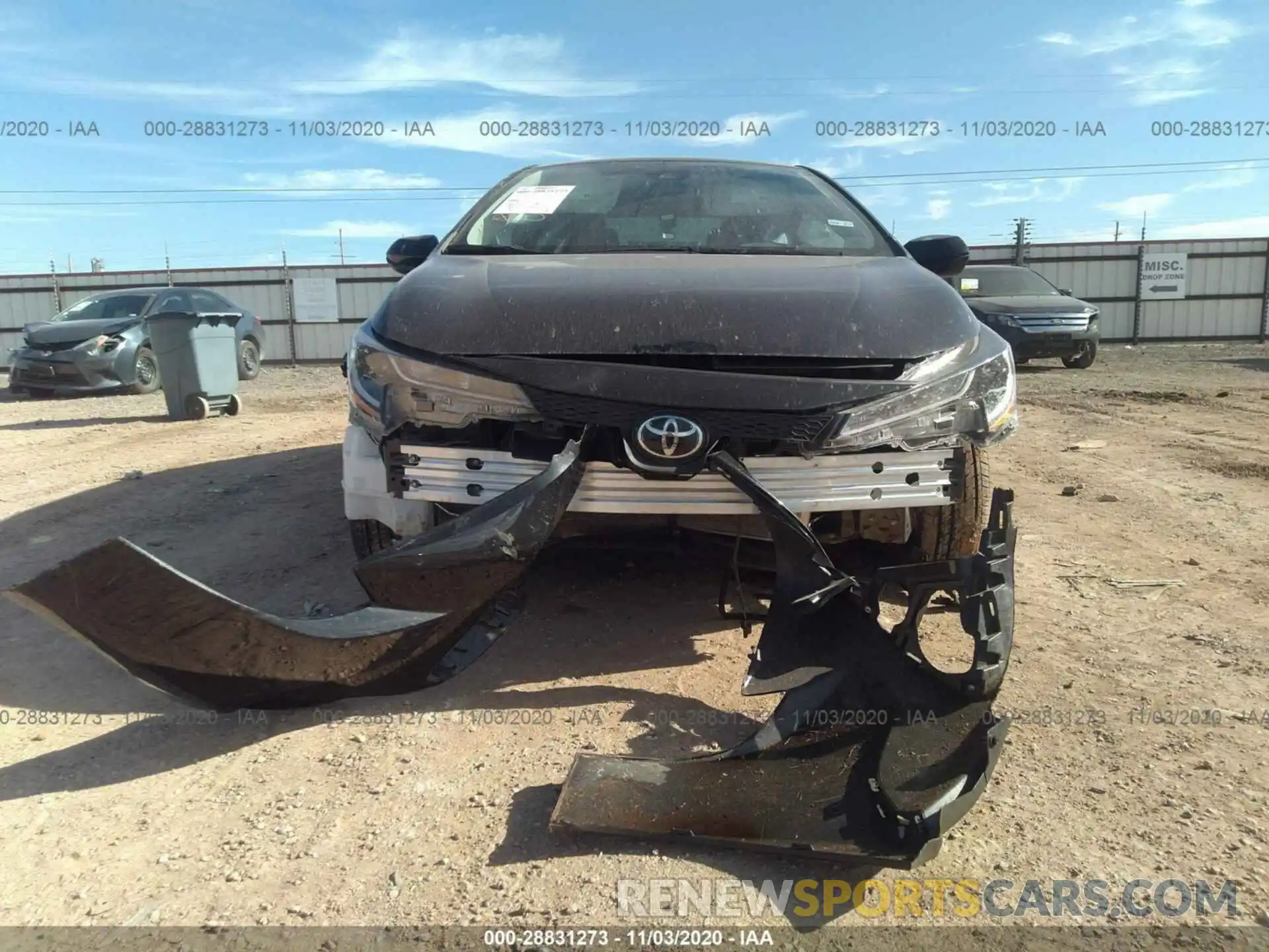 6 Photograph of a damaged car 5YFEPRAE0LP141855 TOYOTA COROLLA 2020