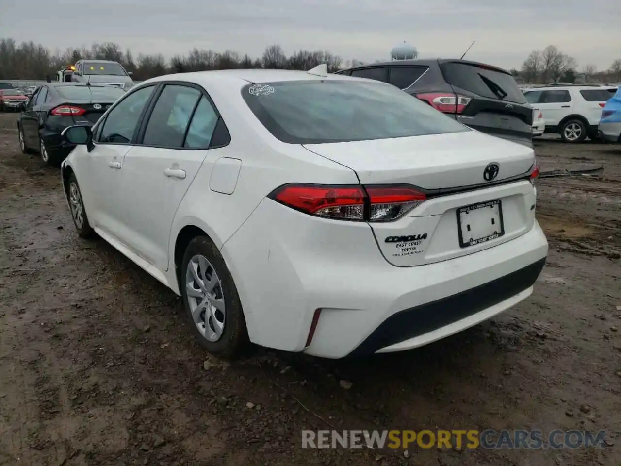 3 Photograph of a damaged car 5YFEPRAE0LP142763 TOYOTA COROLLA 2020