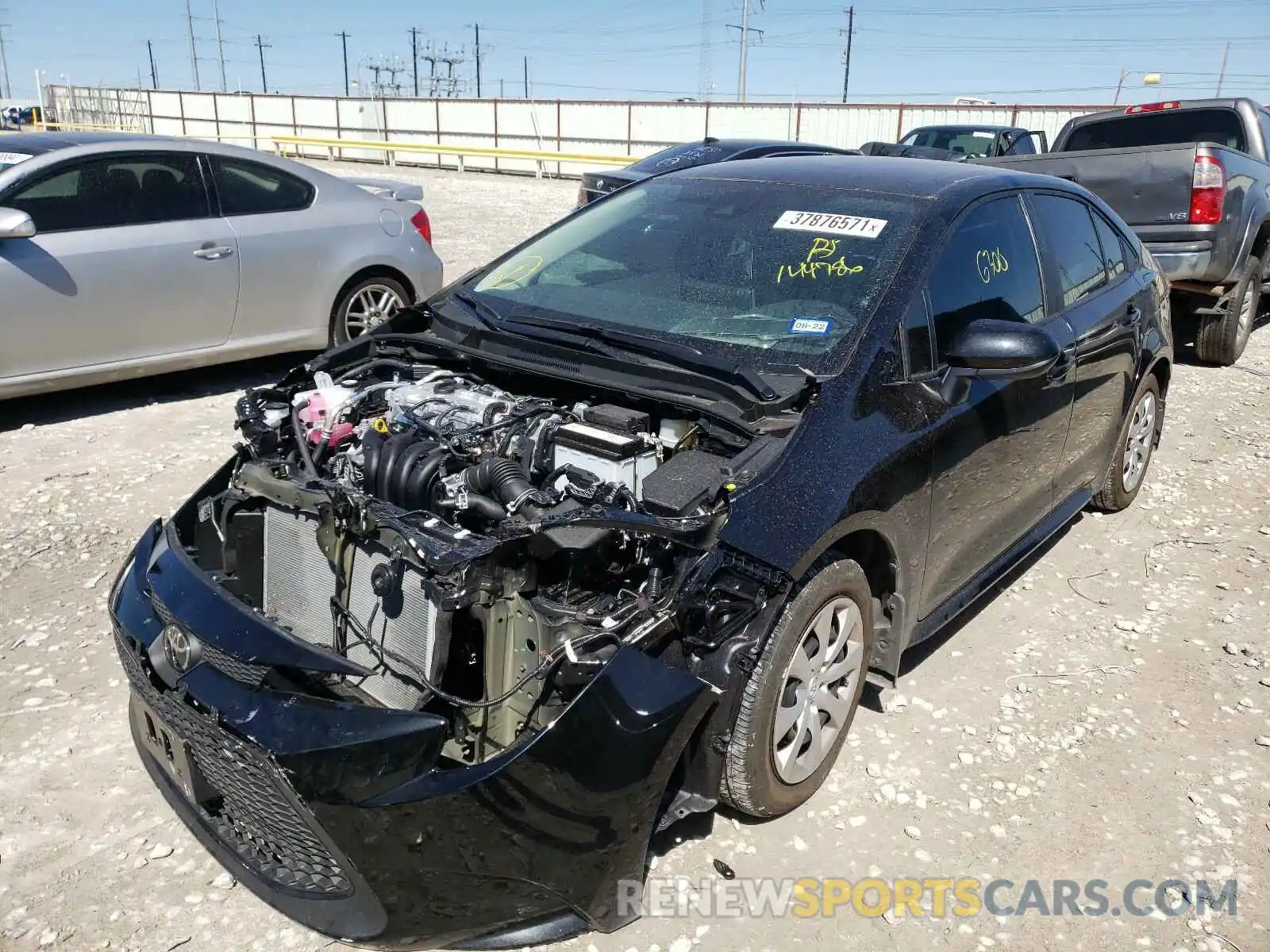 2 Photograph of a damaged car 5YFEPRAE0LP144786 TOYOTA COROLLA 2020