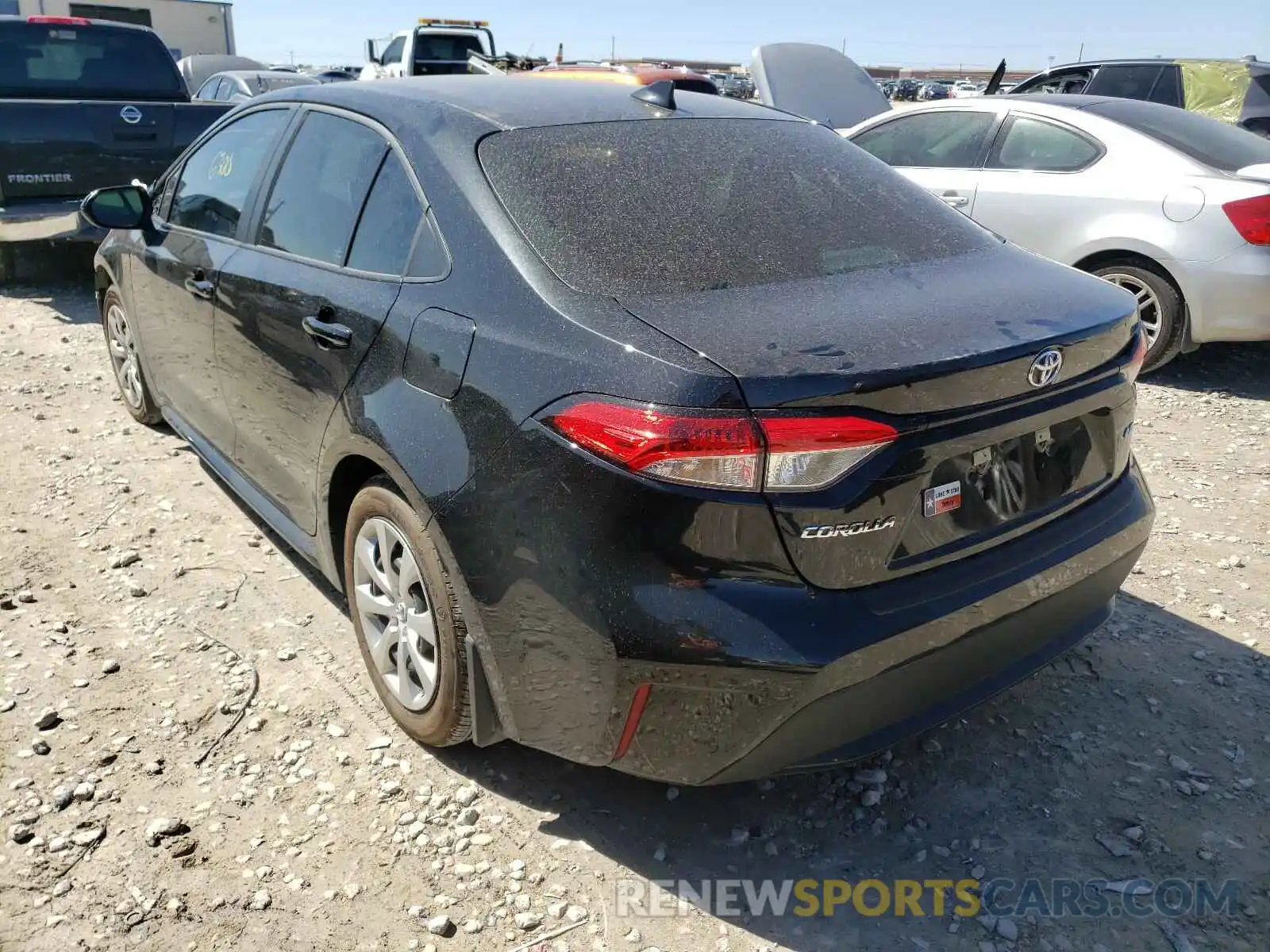 3 Photograph of a damaged car 5YFEPRAE0LP144786 TOYOTA COROLLA 2020