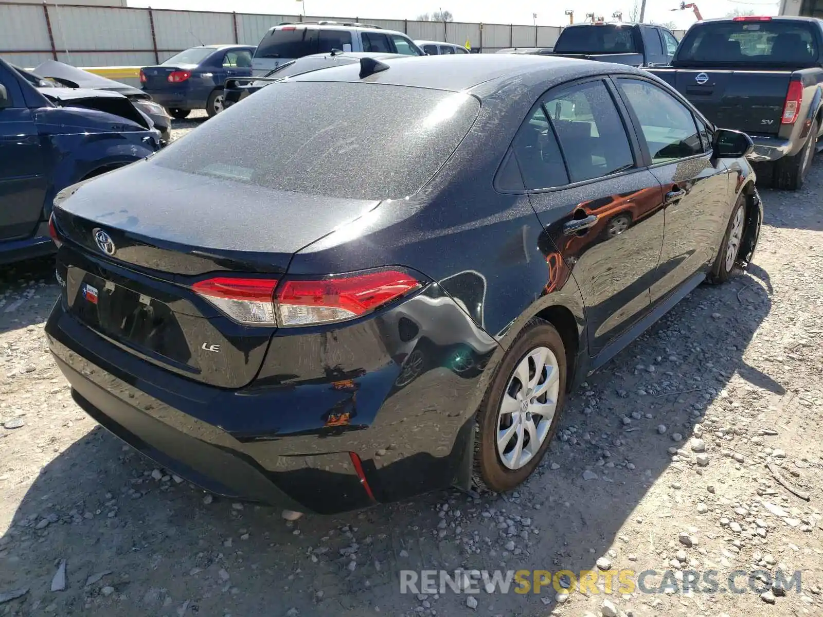 4 Photograph of a damaged car 5YFEPRAE0LP144786 TOYOTA COROLLA 2020