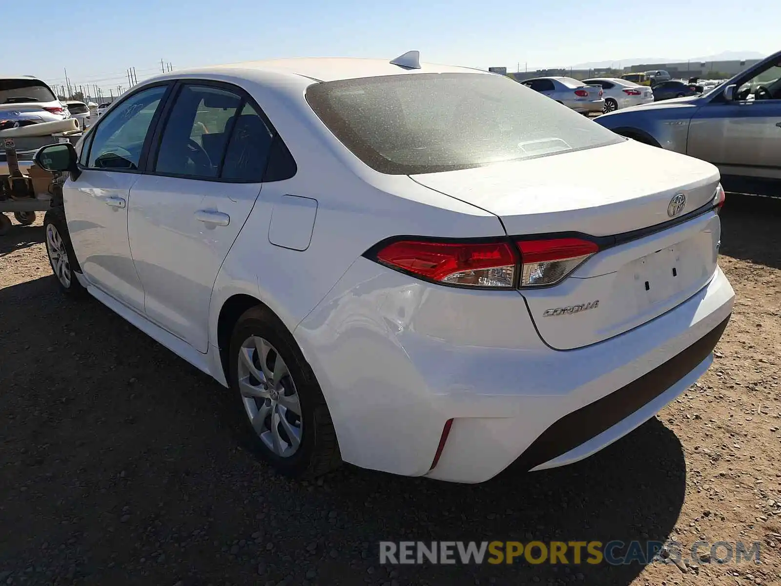 3 Photograph of a damaged car 5YFEPRAE0LP145212 TOYOTA COROLLA 2020