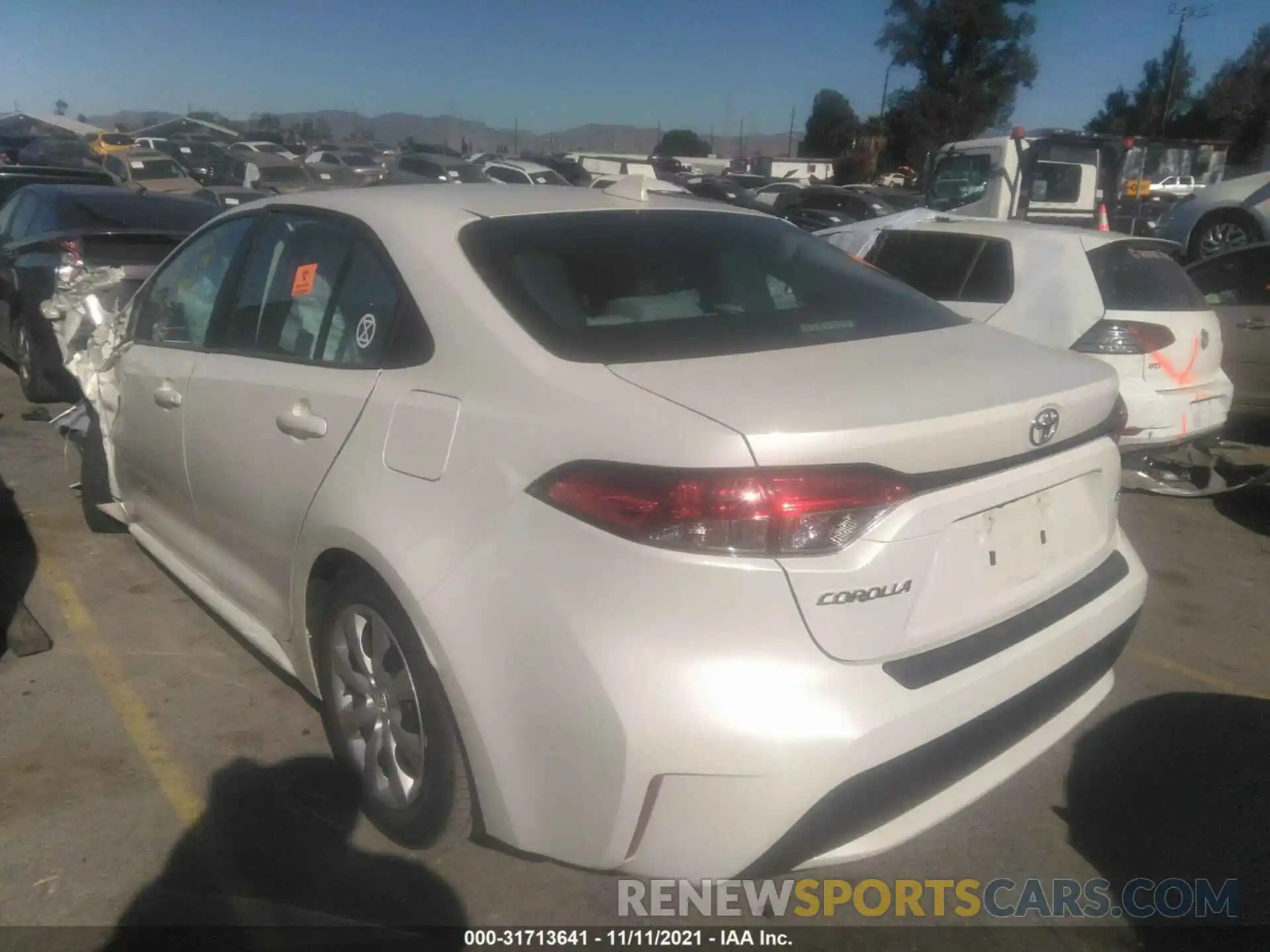 3 Photograph of a damaged car 5YFEPRAE0LP145551 TOYOTA COROLLA 2020