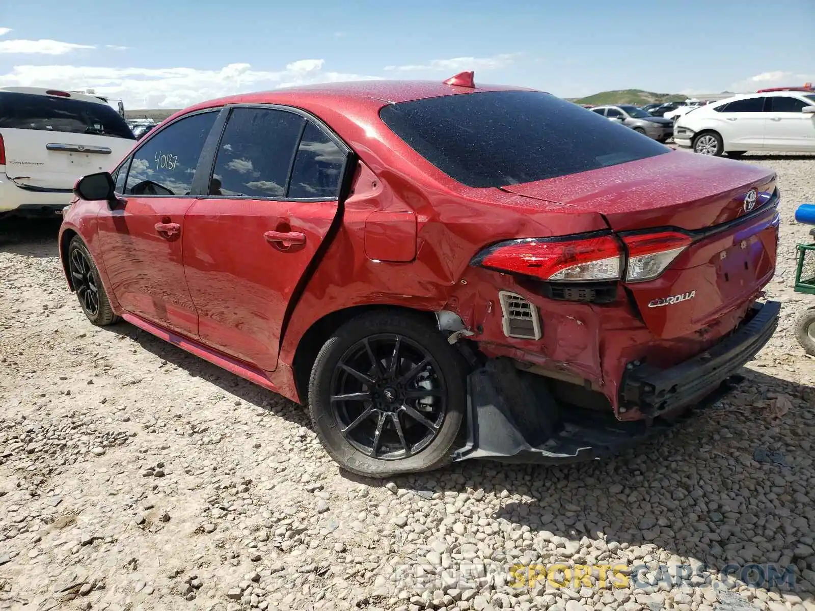 3 Photograph of a damaged car 5YFEPRAE1LP004438 TOYOTA COROLLA 2020