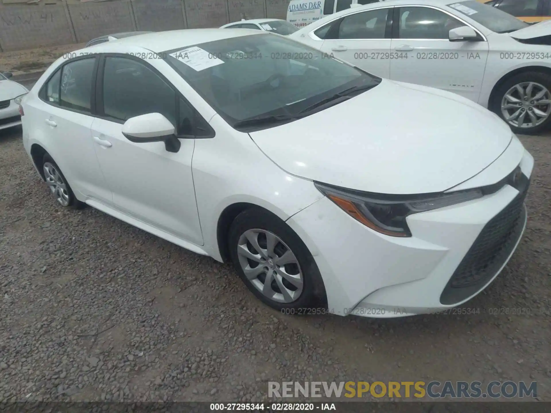 1 Photograph of a damaged car 5YFEPRAE1LP004889 TOYOTA COROLLA 2020