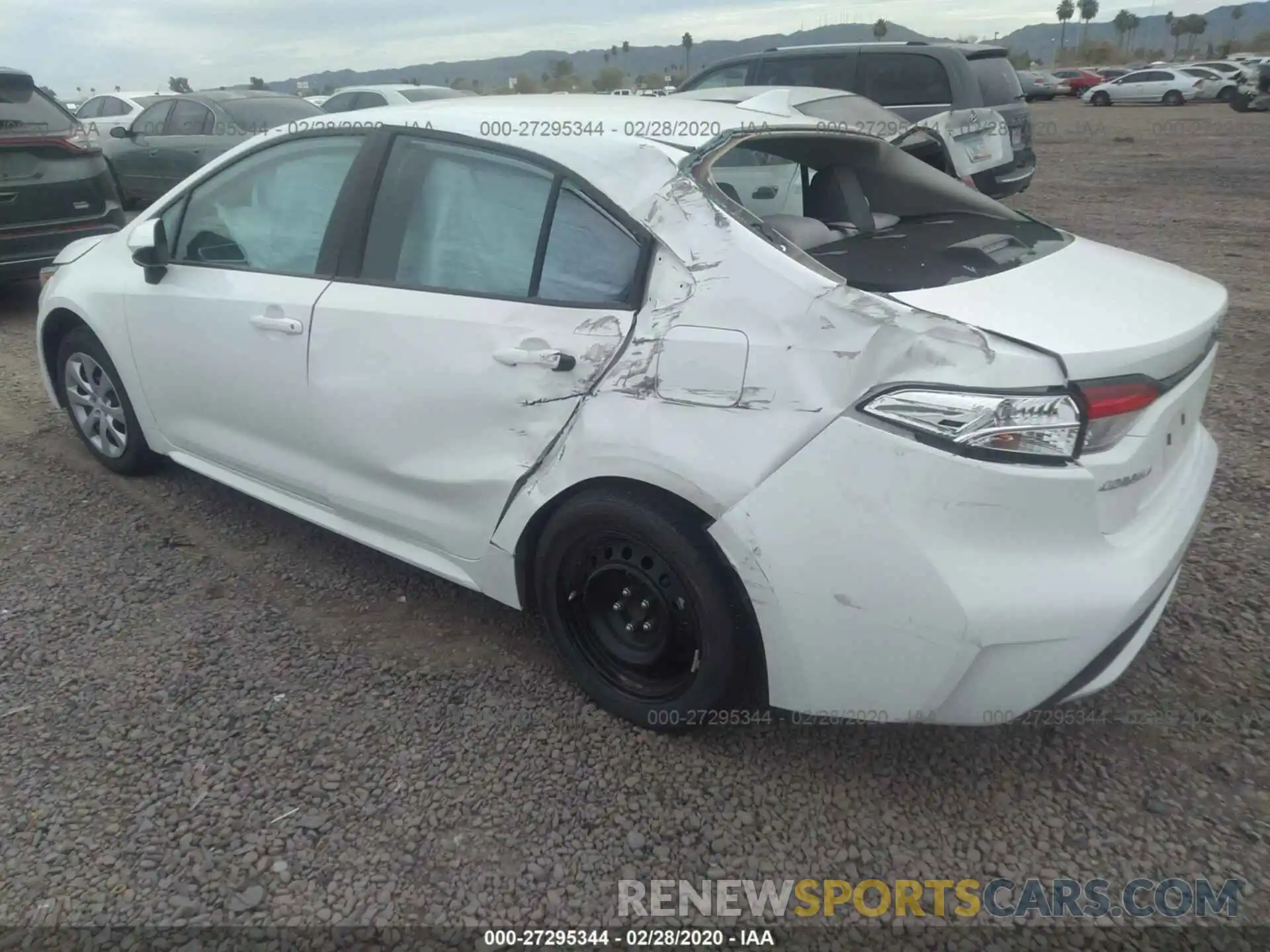 3 Photograph of a damaged car 5YFEPRAE1LP004889 TOYOTA COROLLA 2020