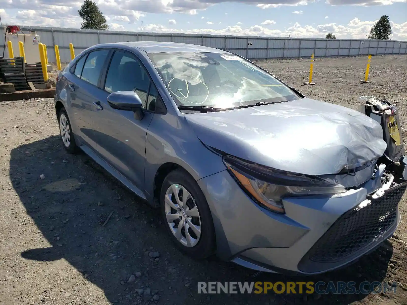 1 Photograph of a damaged car 5YFEPRAE1LP005265 TOYOTA COROLLA 2020