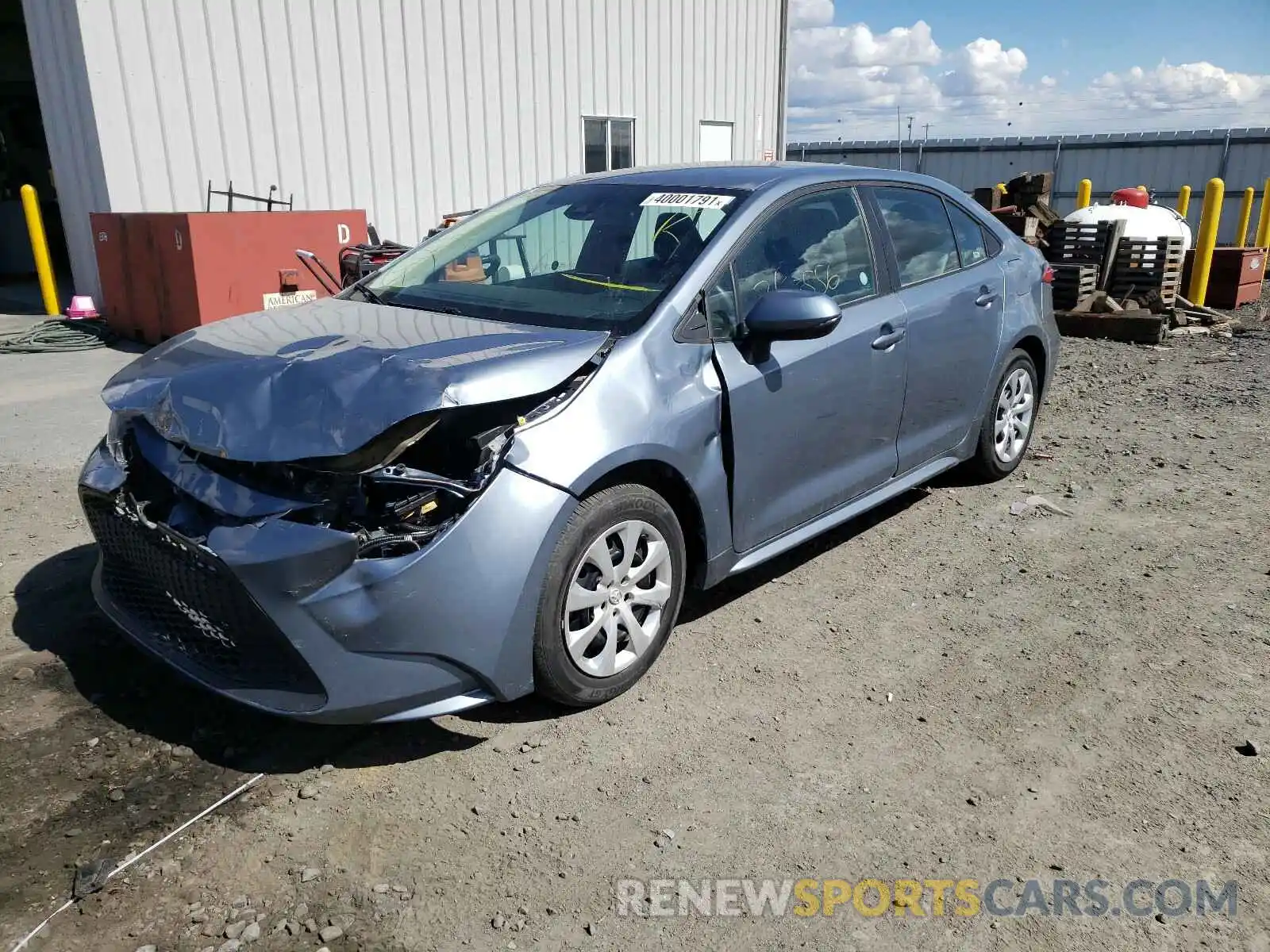 2 Photograph of a damaged car 5YFEPRAE1LP005265 TOYOTA COROLLA 2020