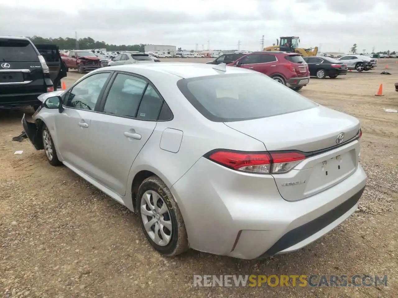 3 Photograph of a damaged car 5YFEPRAE1LP005380 TOYOTA COROLLA 2020