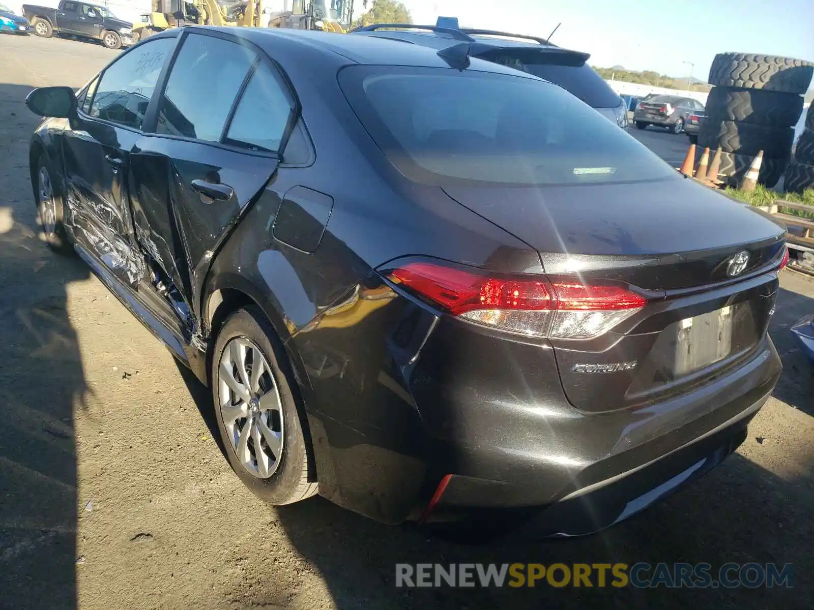 3 Photograph of a damaged car 5YFEPRAE1LP005900 TOYOTA COROLLA 2020