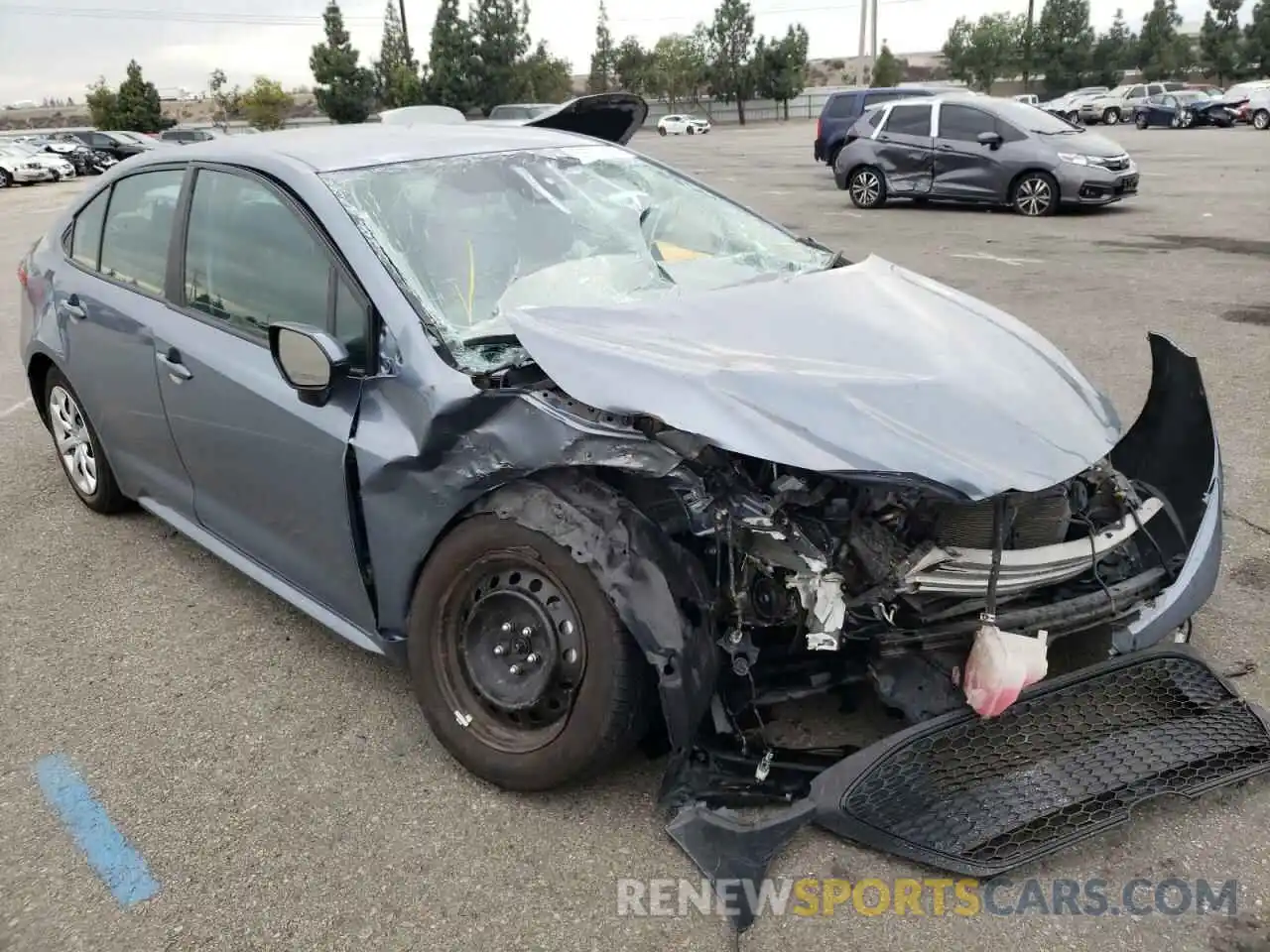 1 Photograph of a damaged car 5YFEPRAE1LP006075 TOYOTA COROLLA 2020