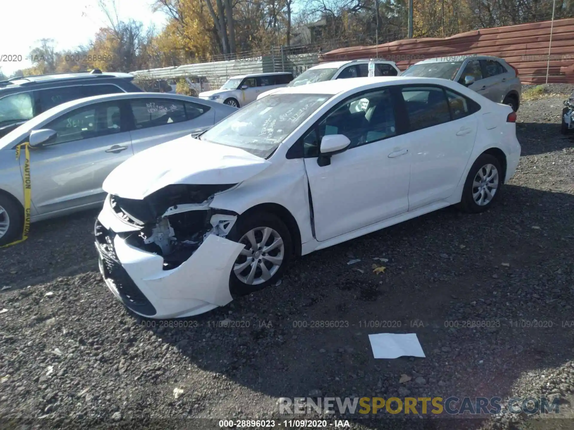 2 Photograph of a damaged car 5YFEPRAE1LP008022 TOYOTA COROLLA 2020