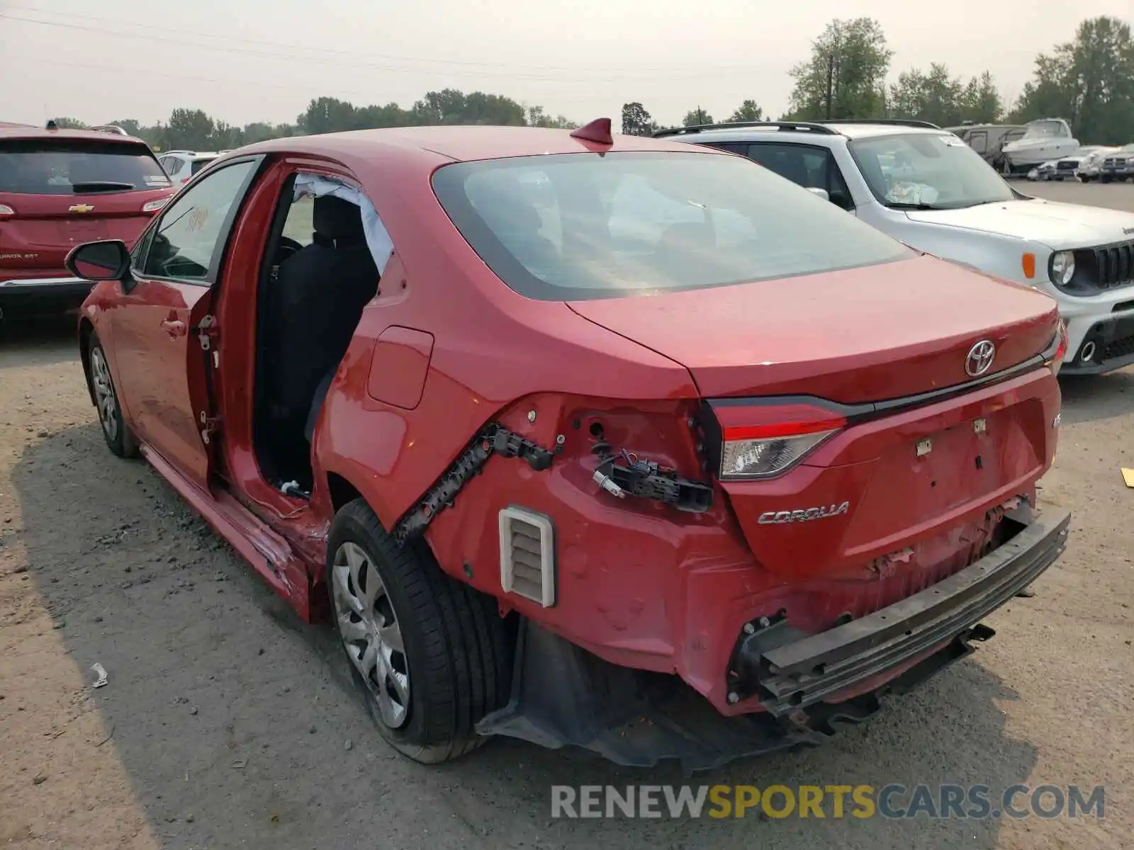 3 Photograph of a damaged car 5YFEPRAE1LP008862 TOYOTA COROLLA 2020